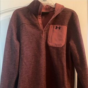Under Armour Mens Pull Over 1/4 Button